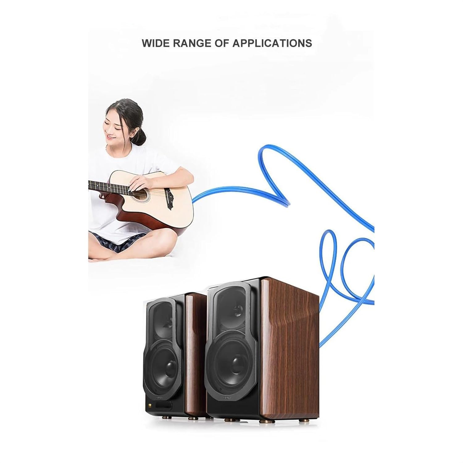 Guitar Audio Cable Premium Cable TS Jack 1/4