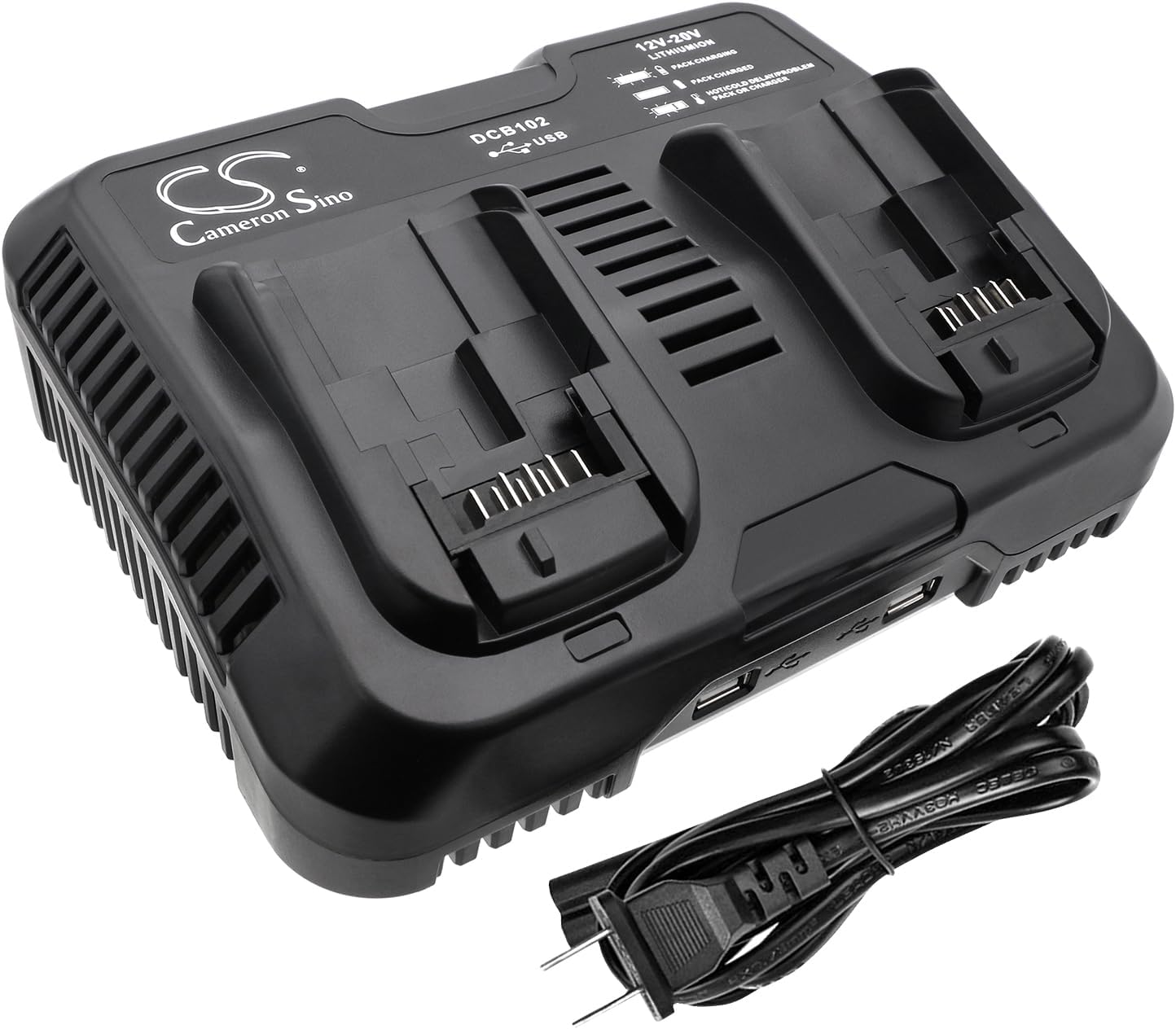 Power Tools Charger Compatible with DeWalt DCF885N DCD780N DCB184-XR DCB184-XJ PN DCB102 DCB105 DCB112 DCB120