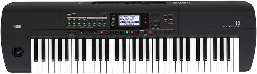 Korg i3 61-Key Synthesizer Music Workstation with Built-In Sequencer
