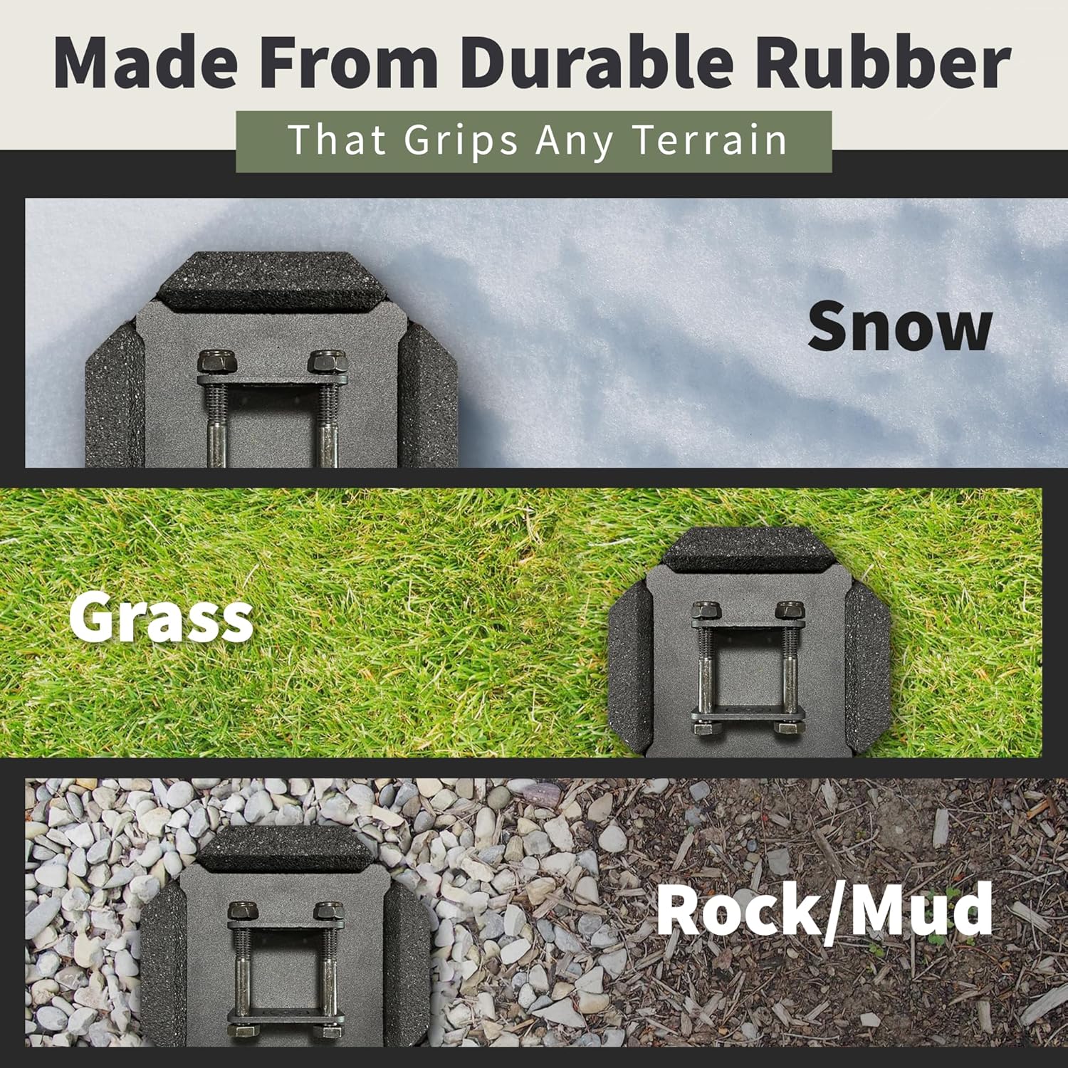 SnapPad SnapJack™ SJ (Pack of 4) | Two-Point Trailer Jack Stands Featuring 5.5