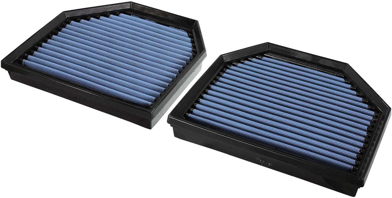 aFe POWER Magnum FLOW OE Replacement Air Filter w/Pro 5R Media for BMW M2 Competition (F87) 19-21/M3/M4 (F80/82/83) 15-20 L6-3.0L (tt) S55/M6 (F12/13/06) 12-18 V8-4.4L (tt) S63#30-10238