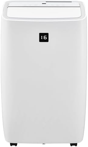 Portable Air Conditioners, 12000 BTU Air Conditioner for Rooms Up to 550 Sq.Ft, 3-In-1 AC with Fast Cooling, Dehumidifier & Three Speed Fan, 24H Timer/Remote Control/Quiet, White LED Control Panel