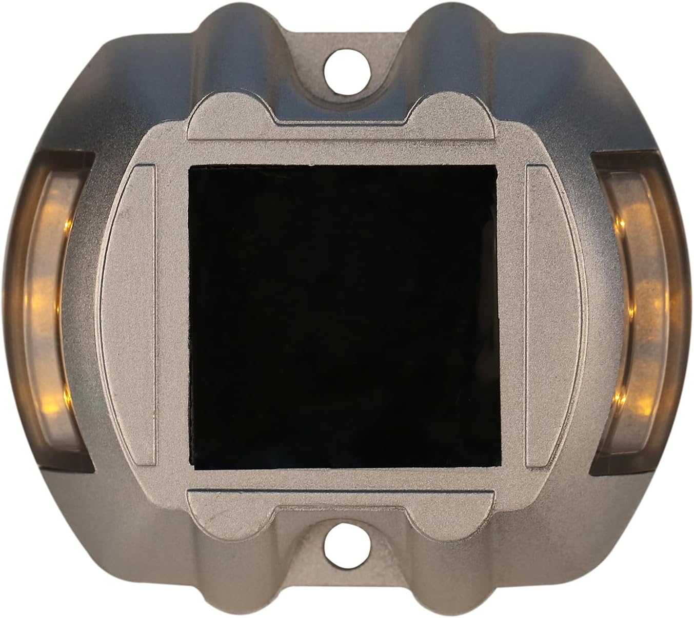 Solar Driveway Marker Lights, Solar Powered Dock Lights Outdoor Waterproof LED Deck Lighting Warning Road Studs for Boat Dock Pathway Runway (Yellow, 20)