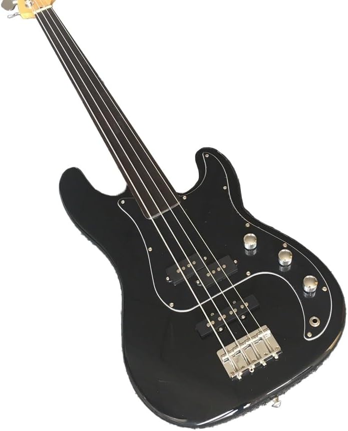 Customized 5-String no product bass, black, real photos
