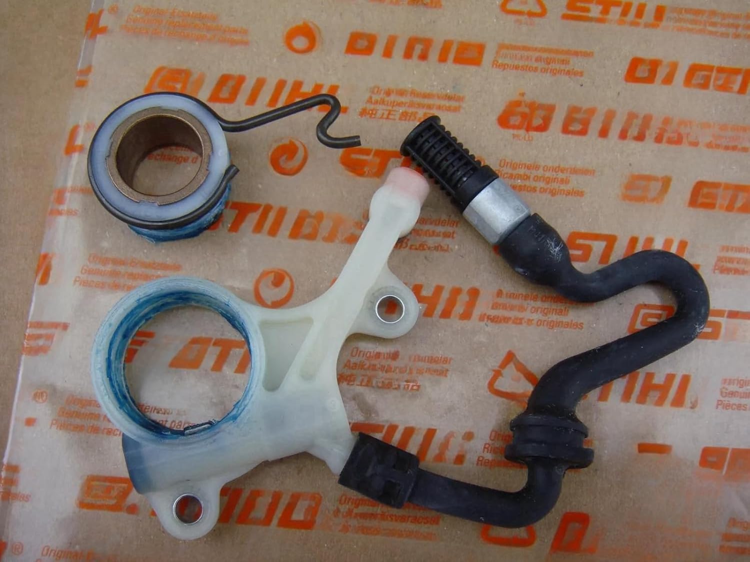 NEW Genuine MS271 MS291 CHAINSAW OIL PUMP & WORM GEAR W/HOSE,Replacement for STIHL OEM