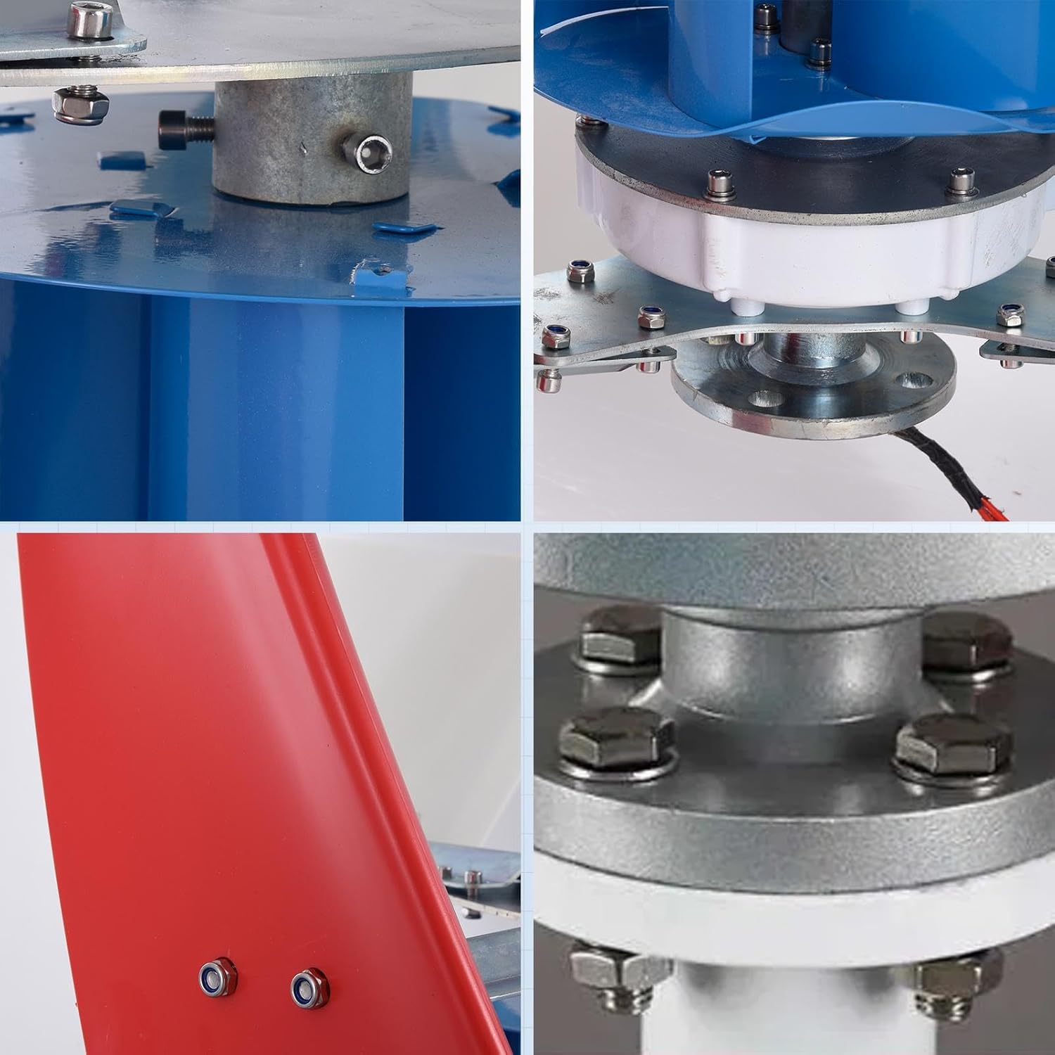 Wind Turbine Kit,3000W 24V 3 Leaves Wind Generator - AC Permanent Magnet Generator Kit for Home, RVs, Boats, Terraces, Cabins