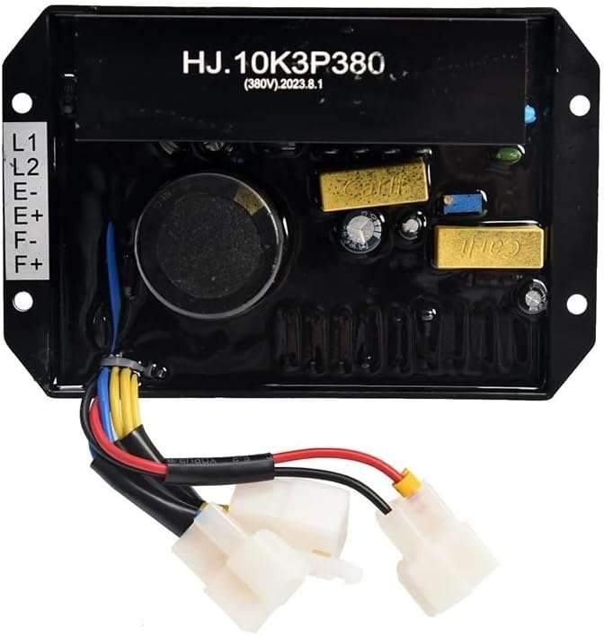 HJ.10K3P380 HJ.10K2P.110V HJ.10K2P.220V AVR Diesel Generator Automatic Voltage Regulator Gasoline Control Module(HJ.10K2P.110V8 Wire)