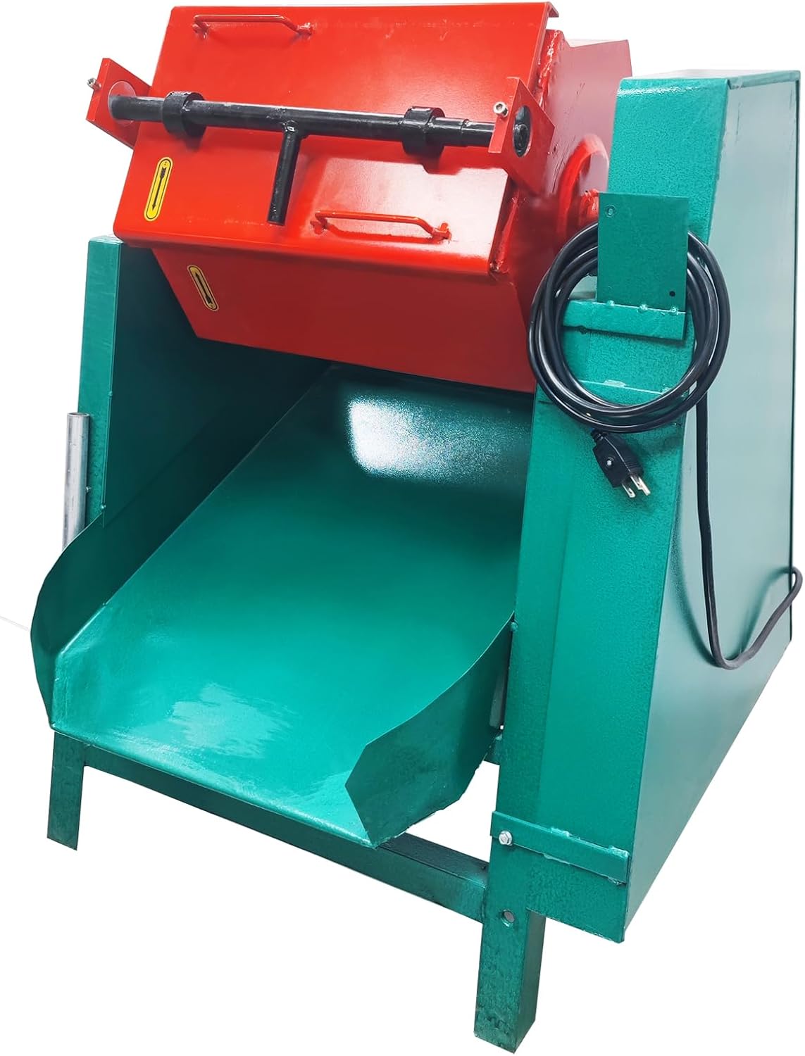 60L Vibratory Polishing Machine 17.7 Inch Professional Roller Polisher & Deburring Machine with 45 RPM for Metal Parts Cleaning Polishing Surface Finishing 110V 750W