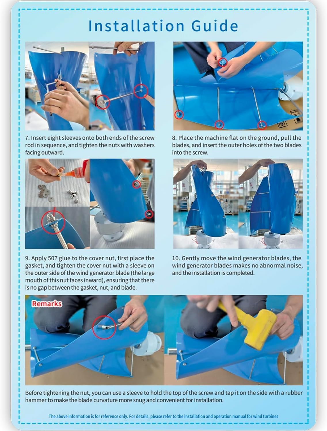 9000W Wind Turbine Generator Kit with MPPT Controller, 2 Blades Helical Magnetic Levitation Windmill Generator for Home Street Lighting