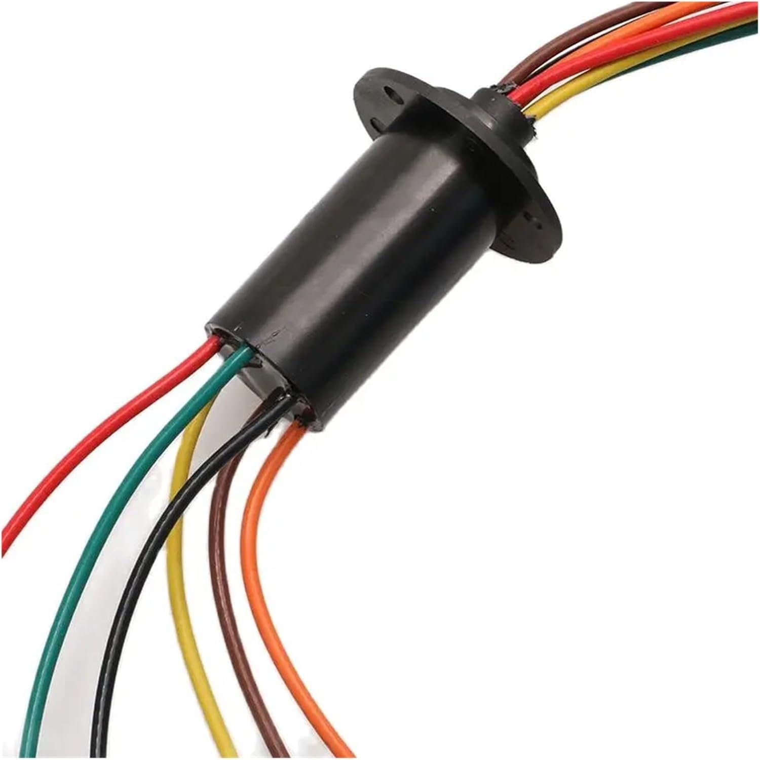1 Piece high Power 30A Slip Ring 2/3/4/5/6 Channel Wire Brush Collector Slip Ring Wind Power Connector Rotary Joint Diameter 22/31mm(Dia 31mm 6ch 30A)