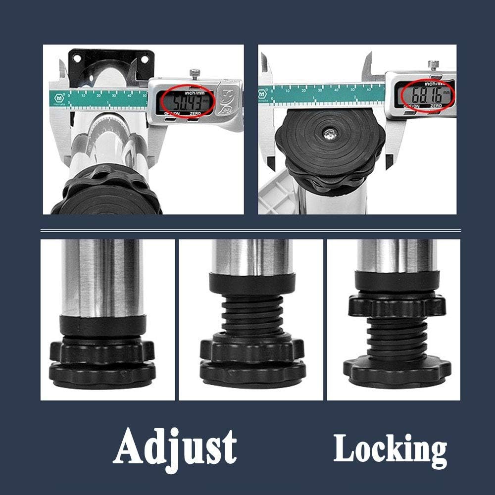 Universal Washing Machine Stand Refrigerator Stand Base Multi-Functional Furniture Drum Adjustable Stent 4/8/12 Feet Telescopic Freezer Floor Trays for Air Conditioner Dryer