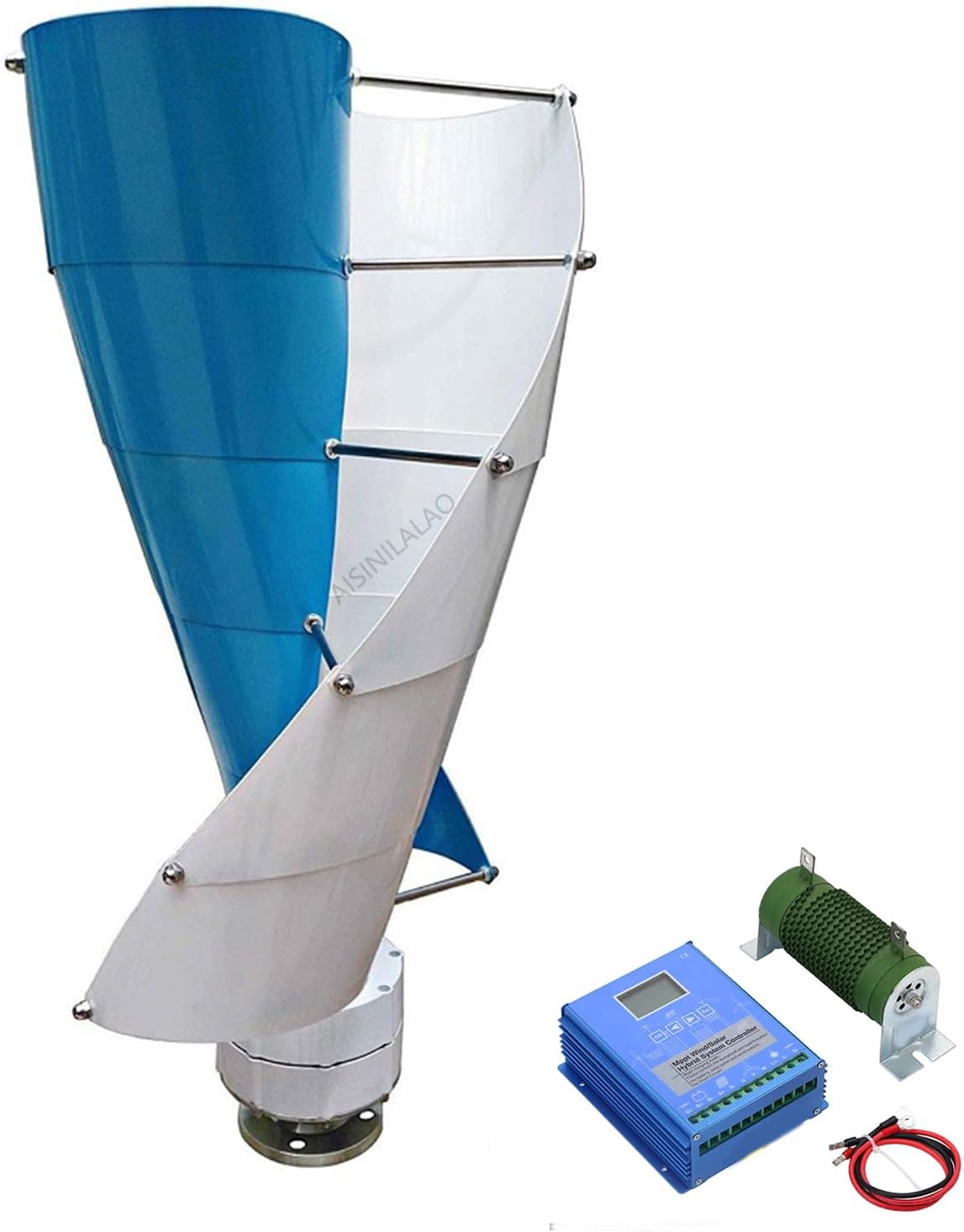 12000W Small Wind Turbine Generator for Home Use,110V/220V Fiber Blade Horizontal Home Power Windmill Energy Turbines Charge,Small Wind Turbine for Home