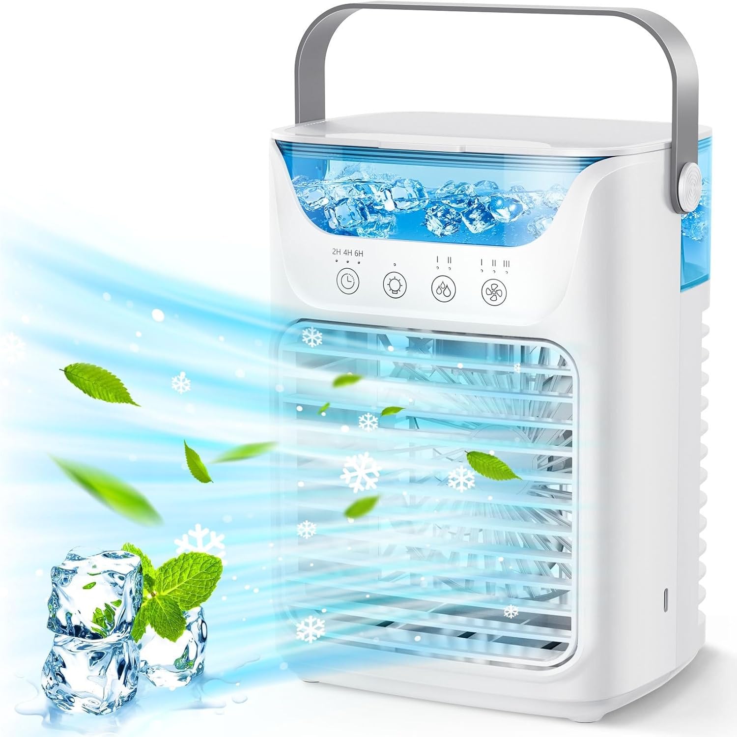 Portable Air Conditioner, 3 IN 1 Portable Air Conditioning Fan Household Multi-function Humidifier,Desktop Fan for Home Outdoors