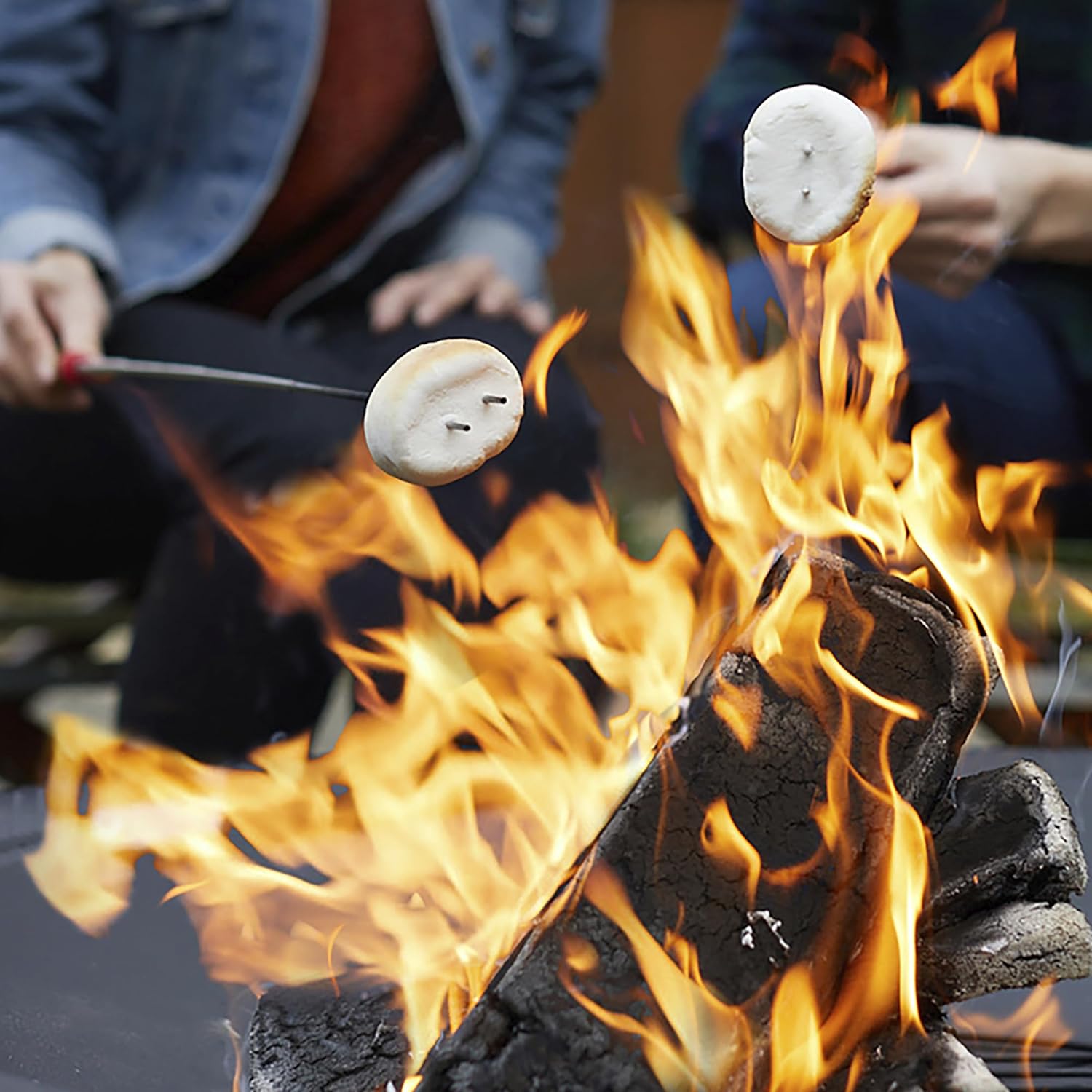 Duraflame 4.5 Pound 3 Hour Long Burn Time Indoor Outdoor Quick Light Fire Log for Camping, Firepits, Bonfires, and Fireplaces (18 Pack), Neutral