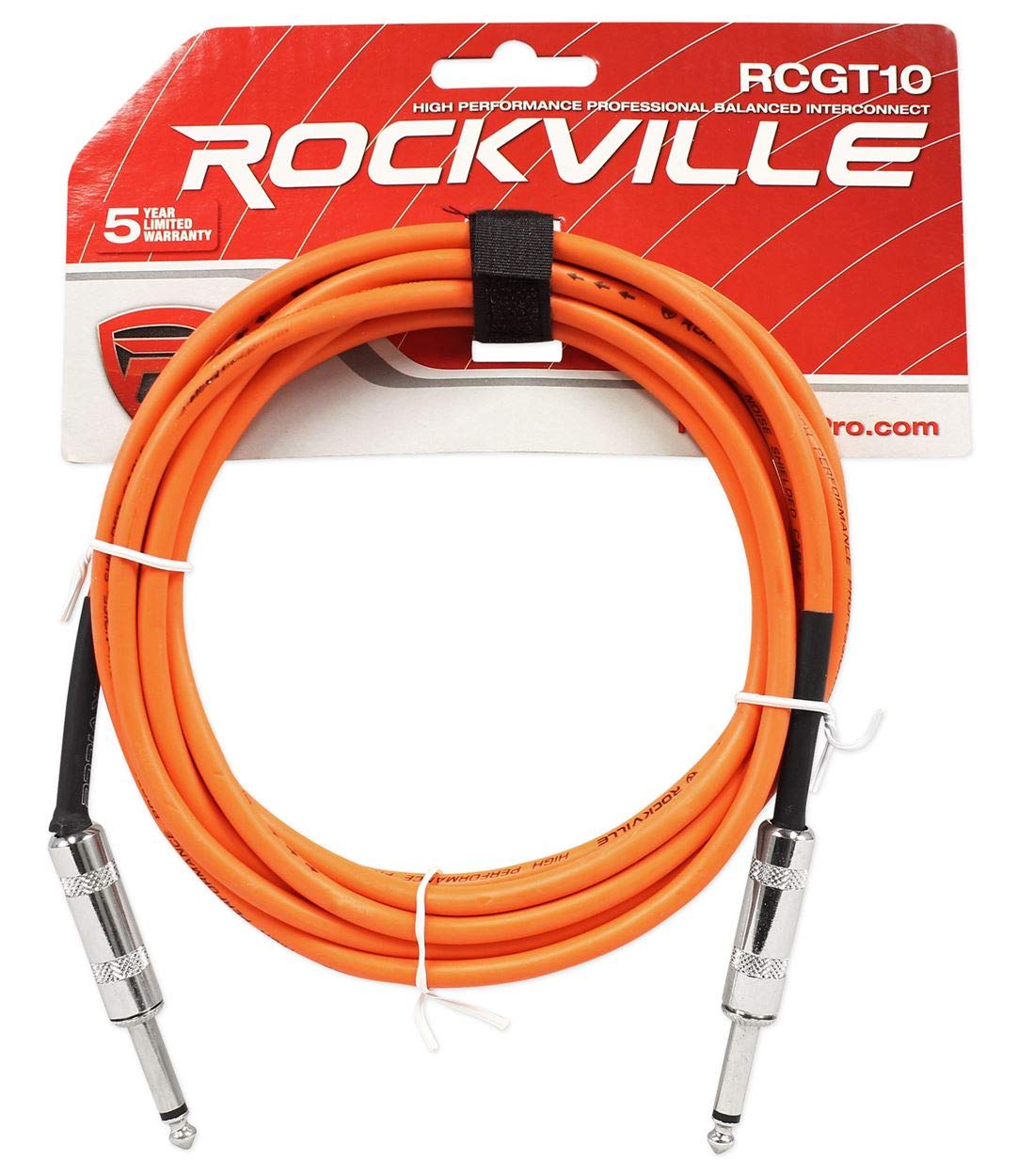 Rockville Bundle: (10) RCGT10O 10' 1/4