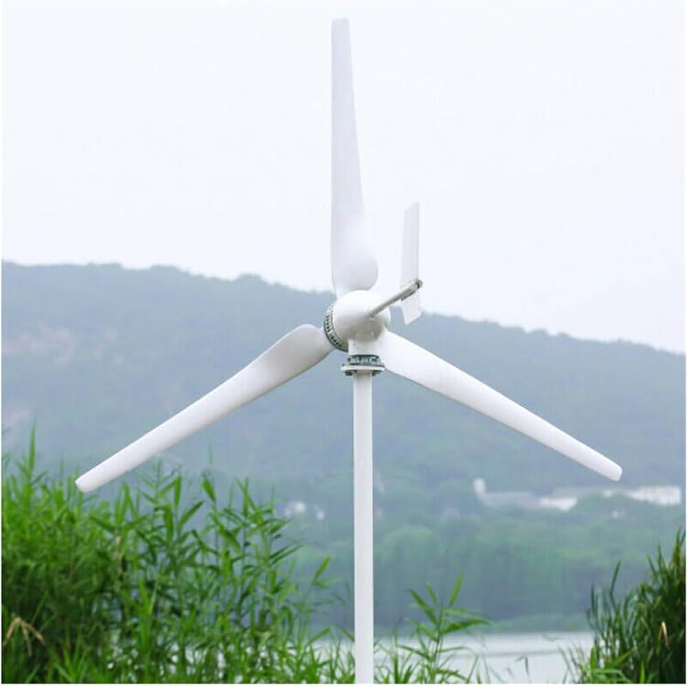 Wind Turbine Generators Kit 20KW 12V 24V 48V Horizontal Wind Turbine Generator 20000W Windmill with MPPT Charge Controller for Home Mountain Low Starting Speed for Home(12V_20KW)
