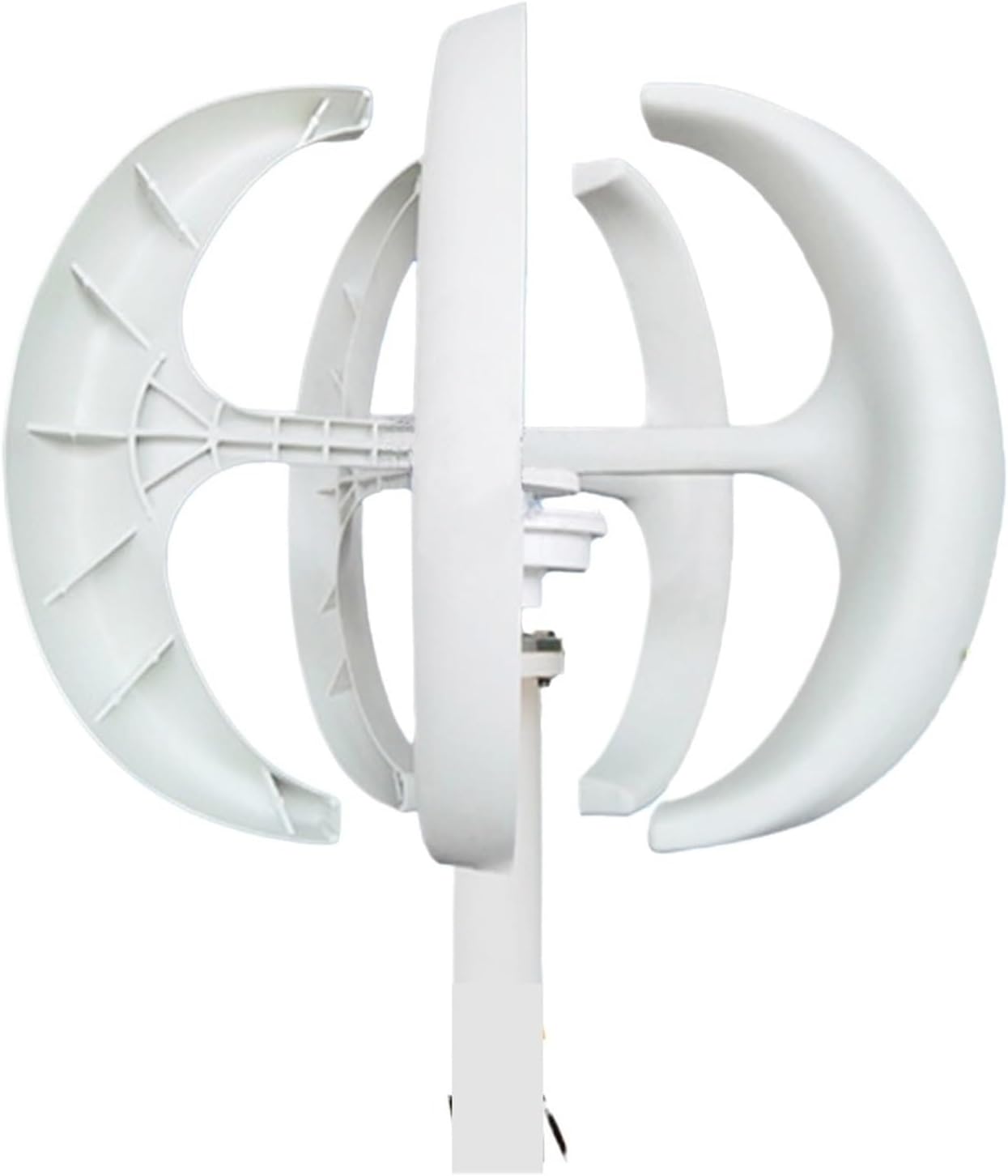 Wind Turbines, 5000W Home Low Noise Wind Power Turbine Electric nerator 5KW 12V 24V Vertical Windmill(White,24V)