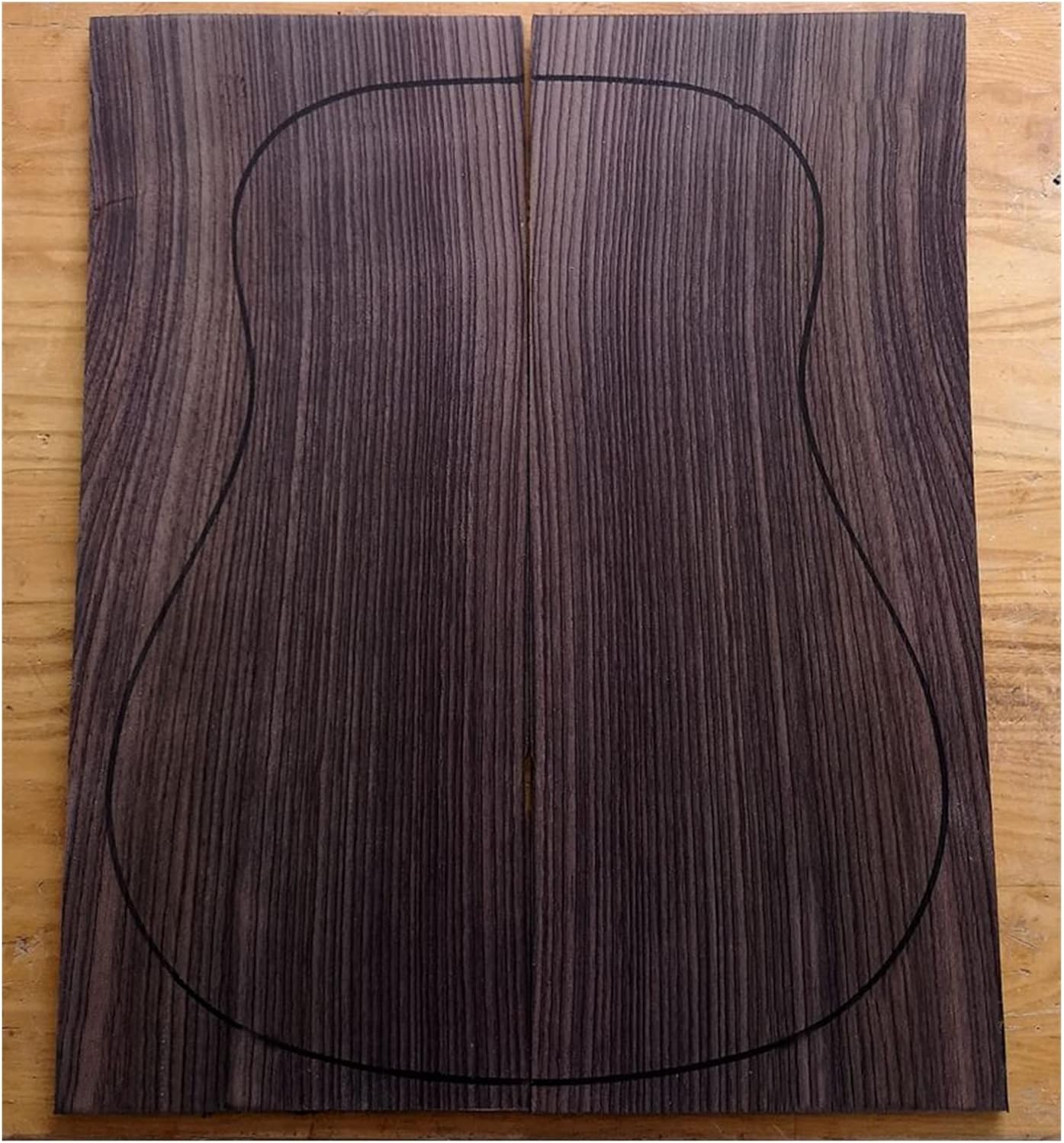 India Rose Wood Back Panel Wool Guitar Production Material Accessories DIY Guitar Kit (Color : 1)