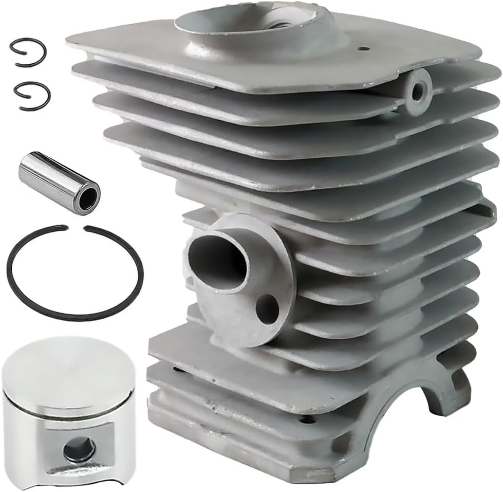 [Outdoor Tools] 503 62 55-02 503 44 08-02 506 01 06-07 42mm Cylinder Piston Ring Assembly Kit for Husqvarna Chainsaw 40 45 49 49EPA [Replacement Parts]