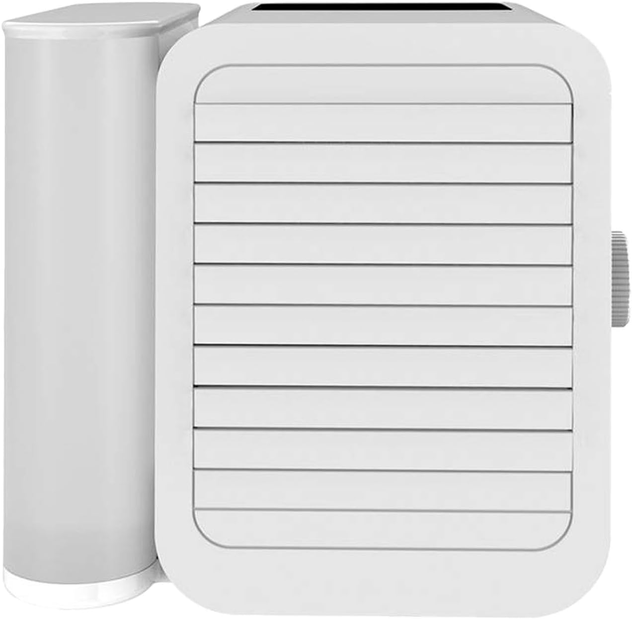 Portable Air Conditioner, Air Conditioner Cooling Fan Evaporative Mini USB Personal Cooler Desktop AC Unit with Colorful LED Lights