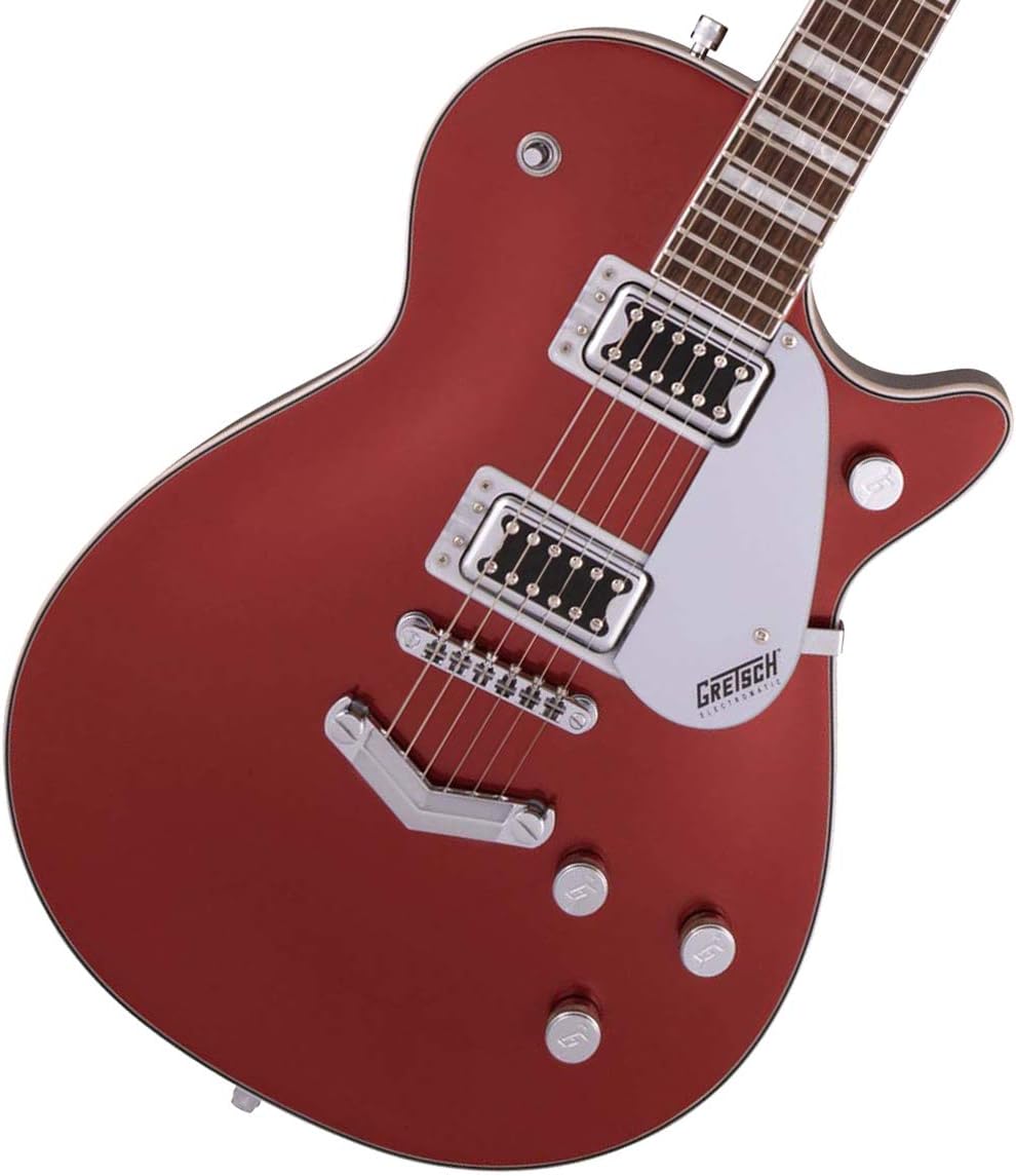 Gretsch G5220 Electromatic Jet BT Single-Cut Solid Body 6-String Electric Guitar with V-Stoptail, 12-Inch Laurel Fingerboard, and Set-Neck (Right-Handed, Firestick Red)