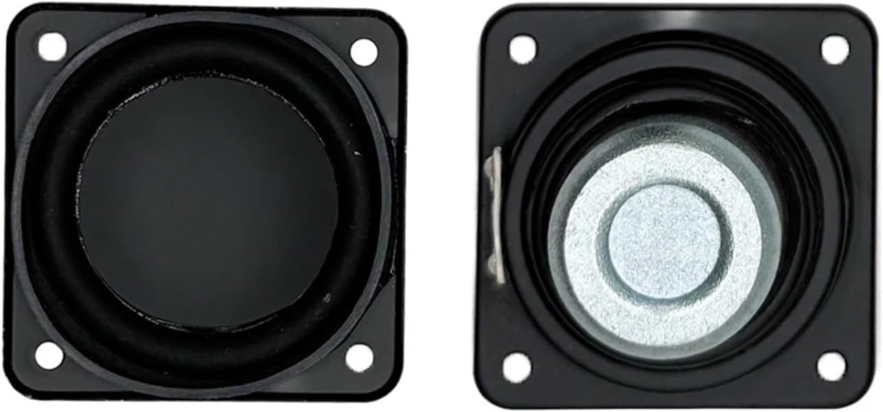 2 pcs/lot 2 Inch Speaker 4 Ohm 10W Full Range 51 MM Square Internal Magnetism DIY