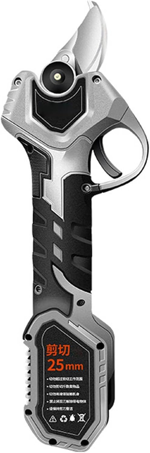 Pruning Shear Electric Tree Branch Saw Brushless Electric Branch Shears Garden Scissors Tree Pruning Tool Branches Cutter red