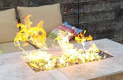 EasyFirePits Pre-Plumbed Natural Gas/Propane Fire Pit Linear T-Burner Pan & Full Combo Connection Kit (52.00, 48