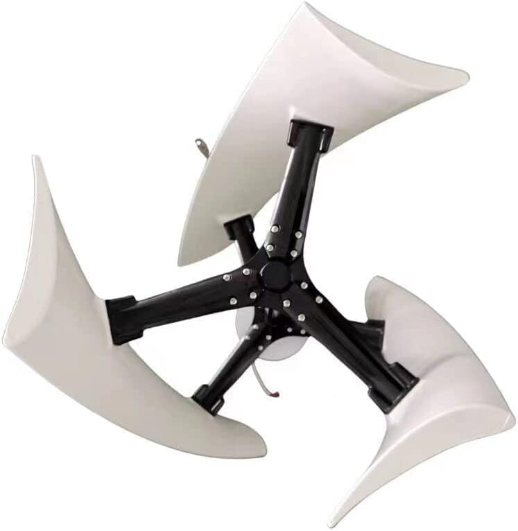 LiuSj JUnSt 10000W No Noise Vertical Axis Wind Turbine Generator, Magnetic Levitation Wind Turbine with MPPT Controller for Green Windmill(White)