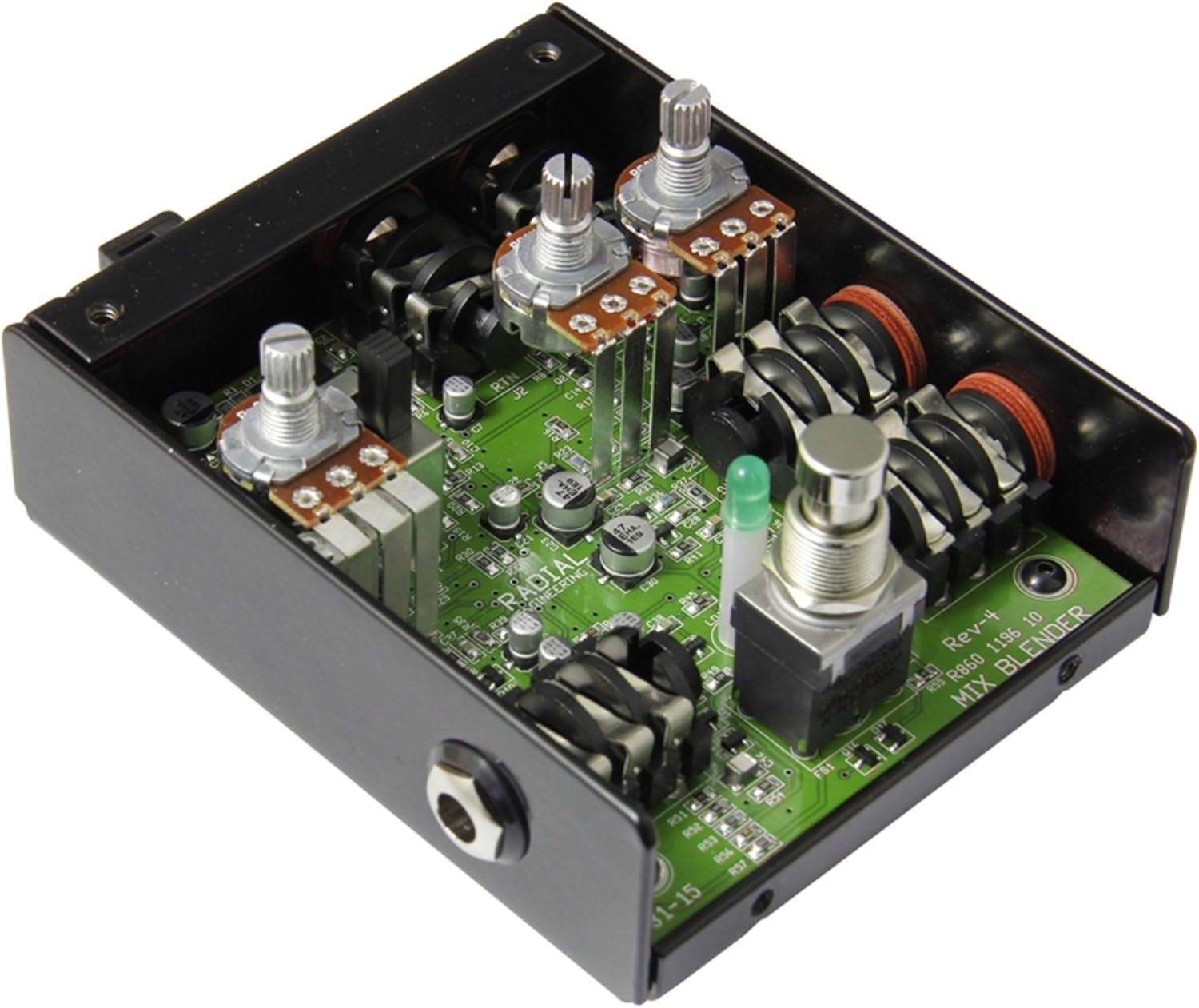 Radial Mix-Blender Dual Instrument Buffer, Mixer, and FX Loop Interface