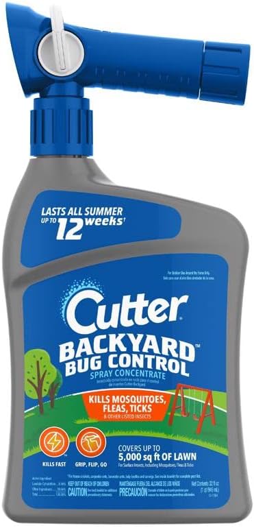 Cutter Bug-Free Backyard Spray Multiple Insects Spray 32 Ounce (Pack of 6)