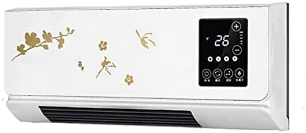 Space Heater 2000W Wall Mounted Air Cooler Conditioner Heater Fan Heating Cooling Room Bathroom Waterproof Remote Timing Air Conditioning Fan Electric Heaters