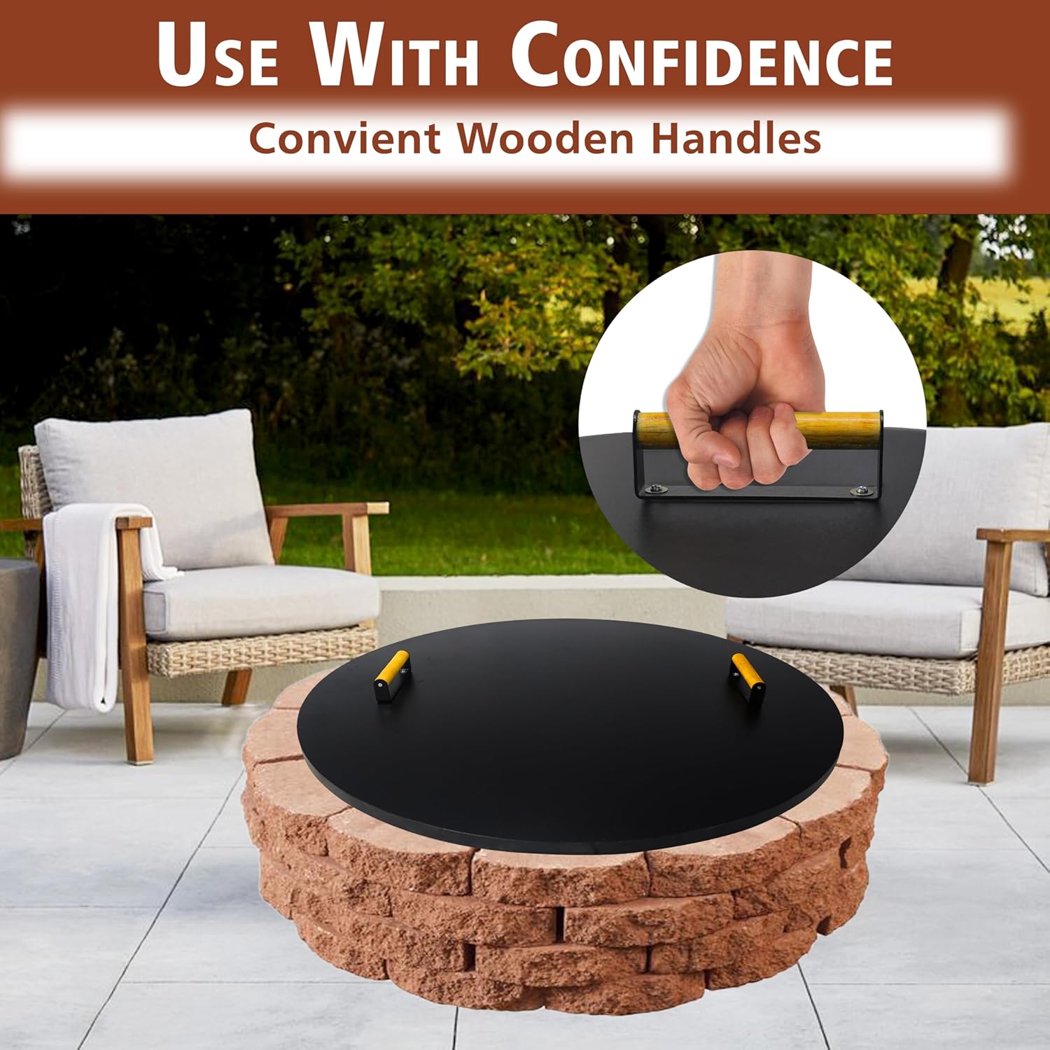 Simond Store Fire Pit Lid 38