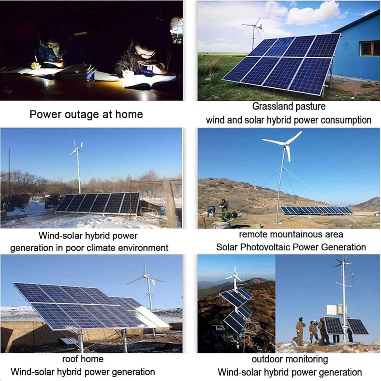 Wind Solar Blending Controller,Digital Intelligent Regulator with LCD Display,Wind Solar Hybrid Charge Controller,Mppt Charge Boost Controller,24V-8000W