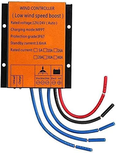 Wind Turbine Vertical 12V-220V Green Wind Turbine Kit 10000W Wind Generator with Controller 3 Fibre Glass Blades