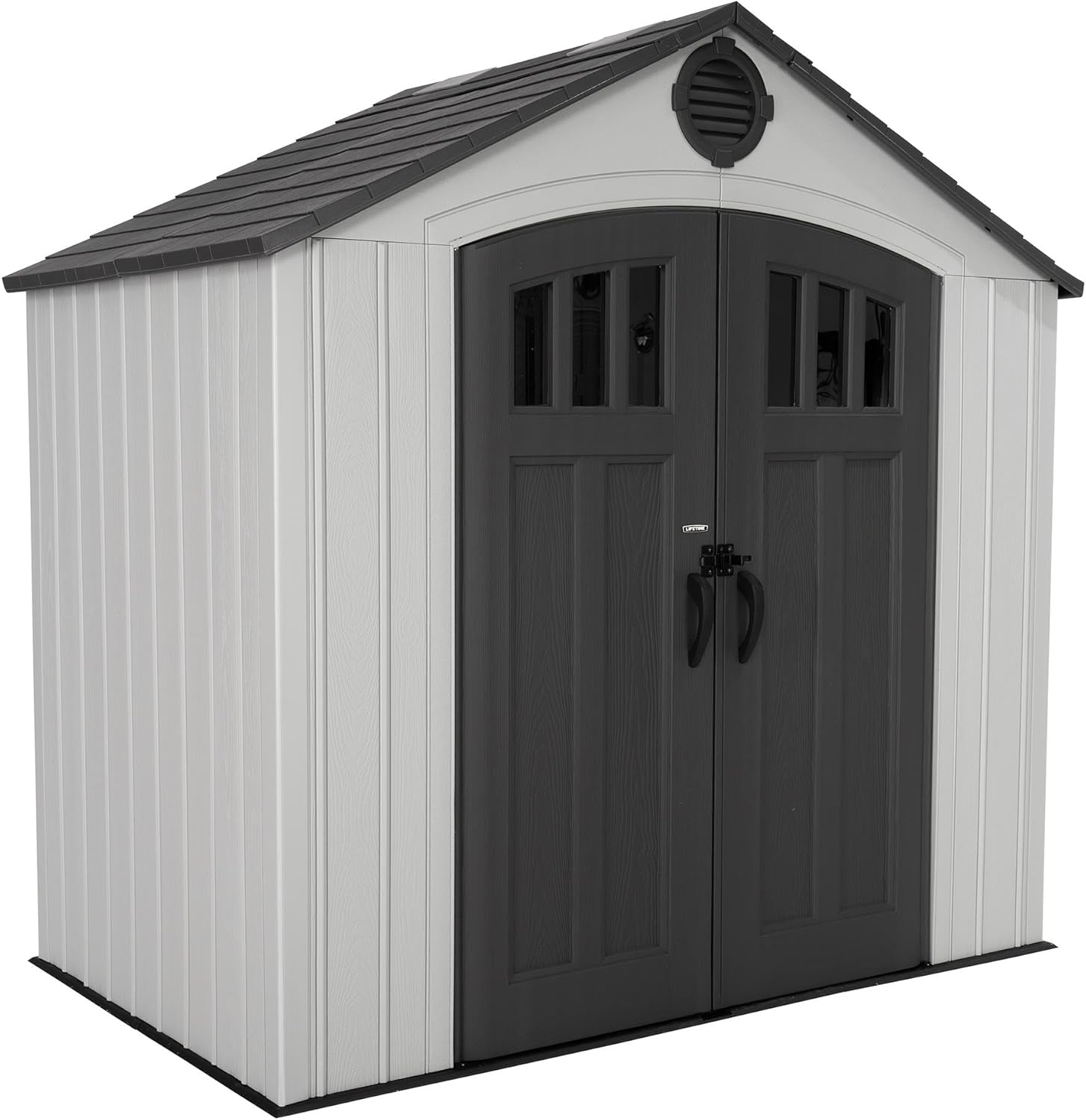 Lifetime Outdoor Storage Shed, 8 x 5 Foot, Gray