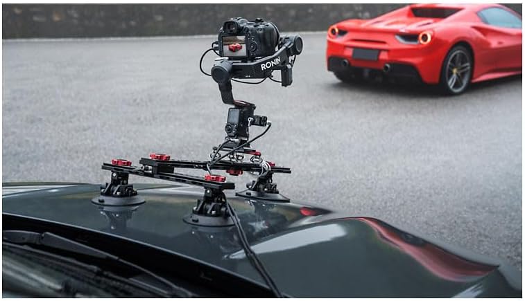 DJI RS 2-3-Axis Gimbal Stabilizer for DSLR and Mirrorless Camera, Nikon Sony Panasonic Canon Fujifilm, Ronin S, 4.5 kg Payload, Carbon Fiber, Touchscreen - Black