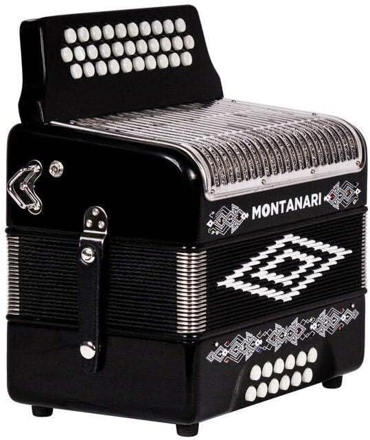 Montanari 3112 MG Accordion GCF Black