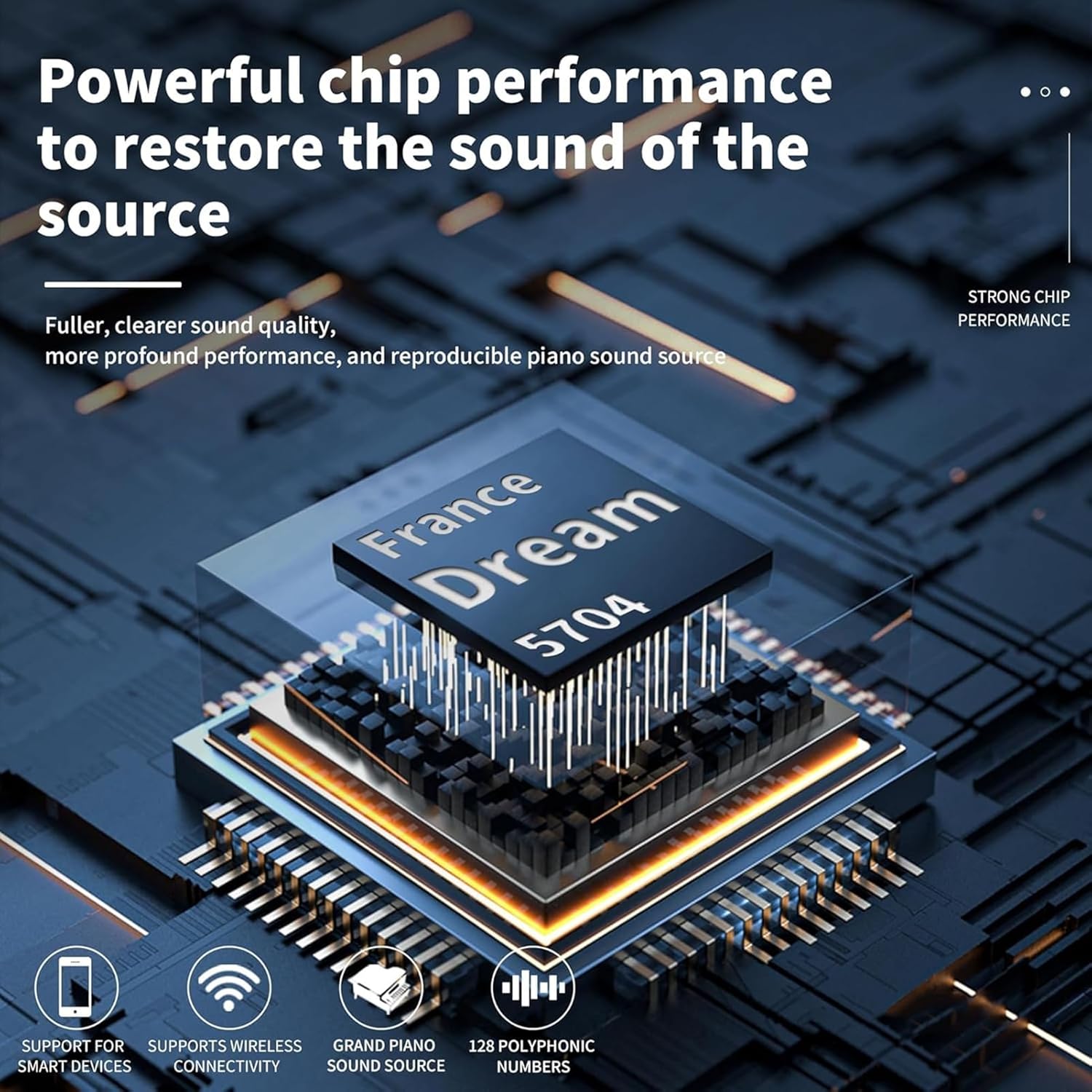 Piano Keyboard 88 Keys Full Size Electric Keyboard Piano With Hammer Action Key Portable Beginner Digital Piano With Stand, Sustain Pedal, Music Sheet