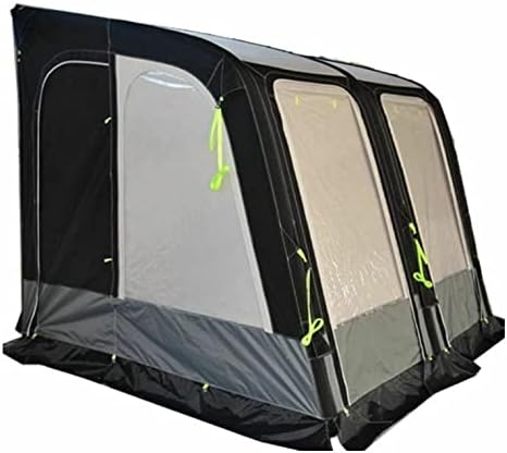 Generic AIR Tight Inflatable Caravan RV Camper Awning Canopy Camping Tent (Black, Polyester, 8.5x8x8ft.)