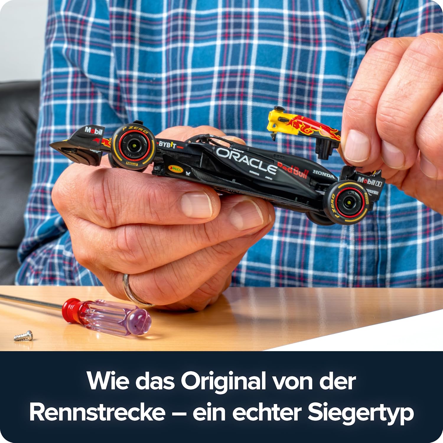 FRANZIS 67245 Oracle Red Bull Racing Advent Calendar 2025 Model Kit 1:43 Scale Includes Sound Module and 52 Page Accompaniment Book