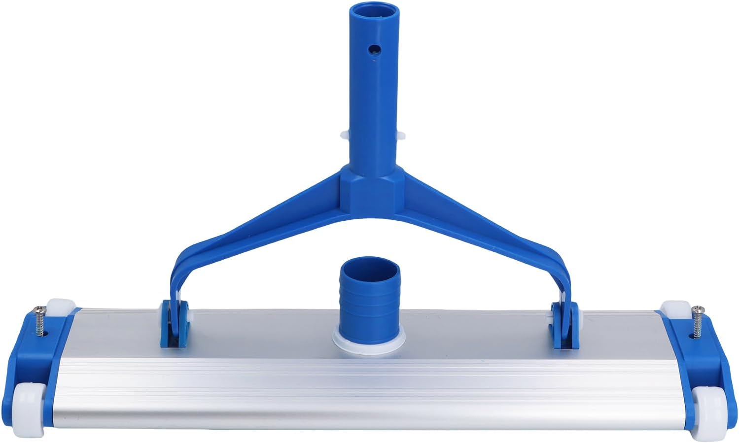 Pool Vacuum Heads, 17.72 x 5.51in Extra Large Commercial Grade Swimming Pool Heads with Bottom Brush, 45cm Width Heavy Duty Aluminum Base Vacuum Heading Attachment