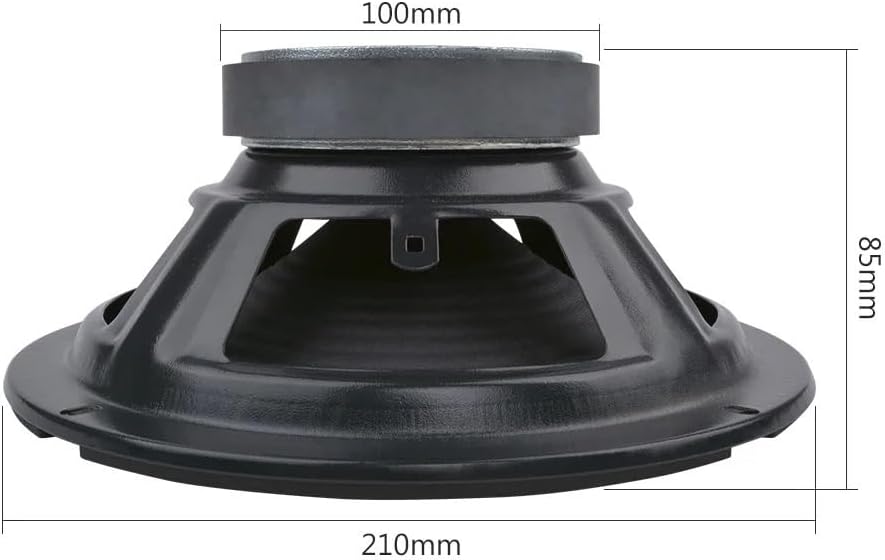 1Pcs 8 Inch Midrange Bass Speaker Ohm 200W 35 Core 100 Magnetic Audio Sound Woofer Loudspeaker Amplifier Home