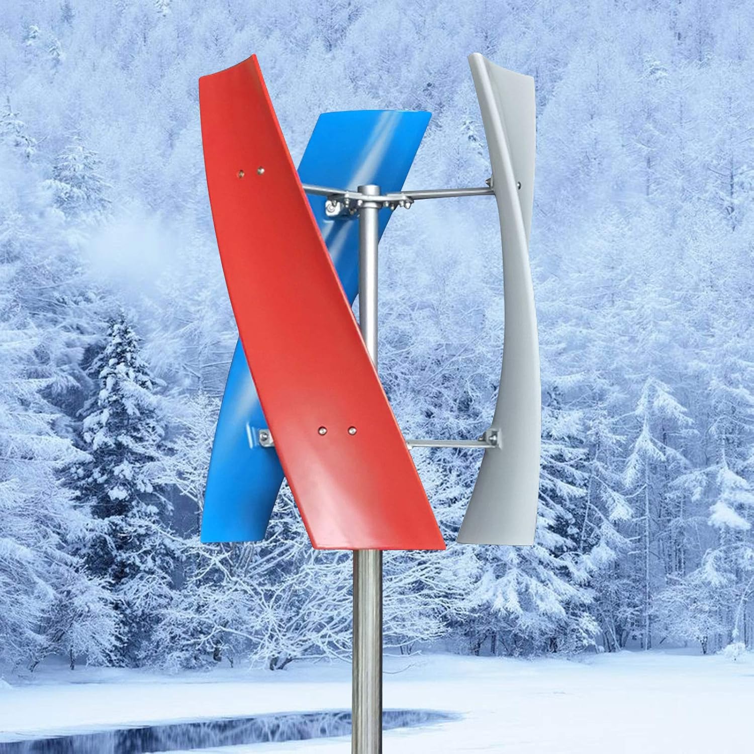 Wind Turbine Generator Kit Wind Generator Power Turbine Vertical 3 Blade With Controller 400w 12v/24v Suited For Boats, Gazebos, Cabins Mobile Corporate And Industrial Energy Supplem