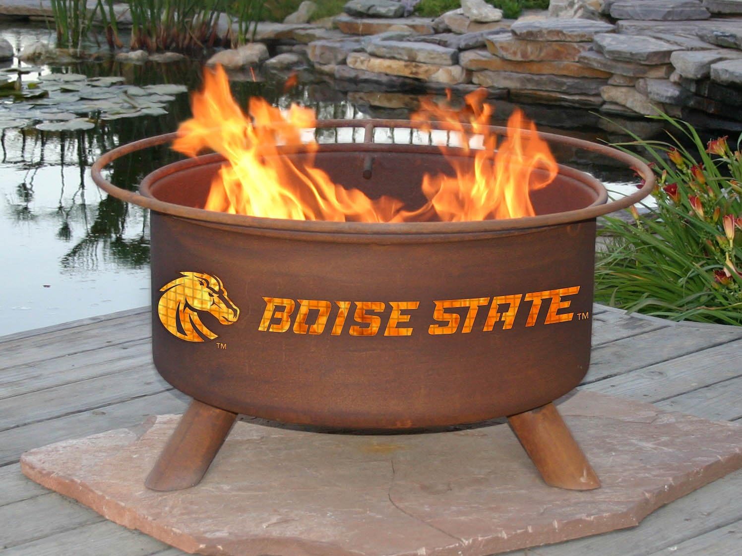 Patina Products F234, 30 Inch Boise State Fire Pit