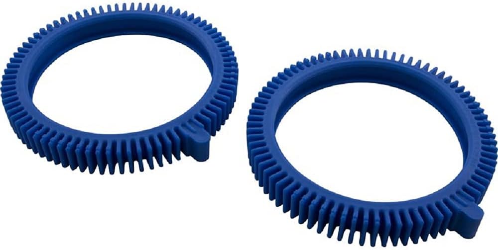 Poolvergnuegen 896584000-075 Fiberglass Front Tire Set of 2 - Blue