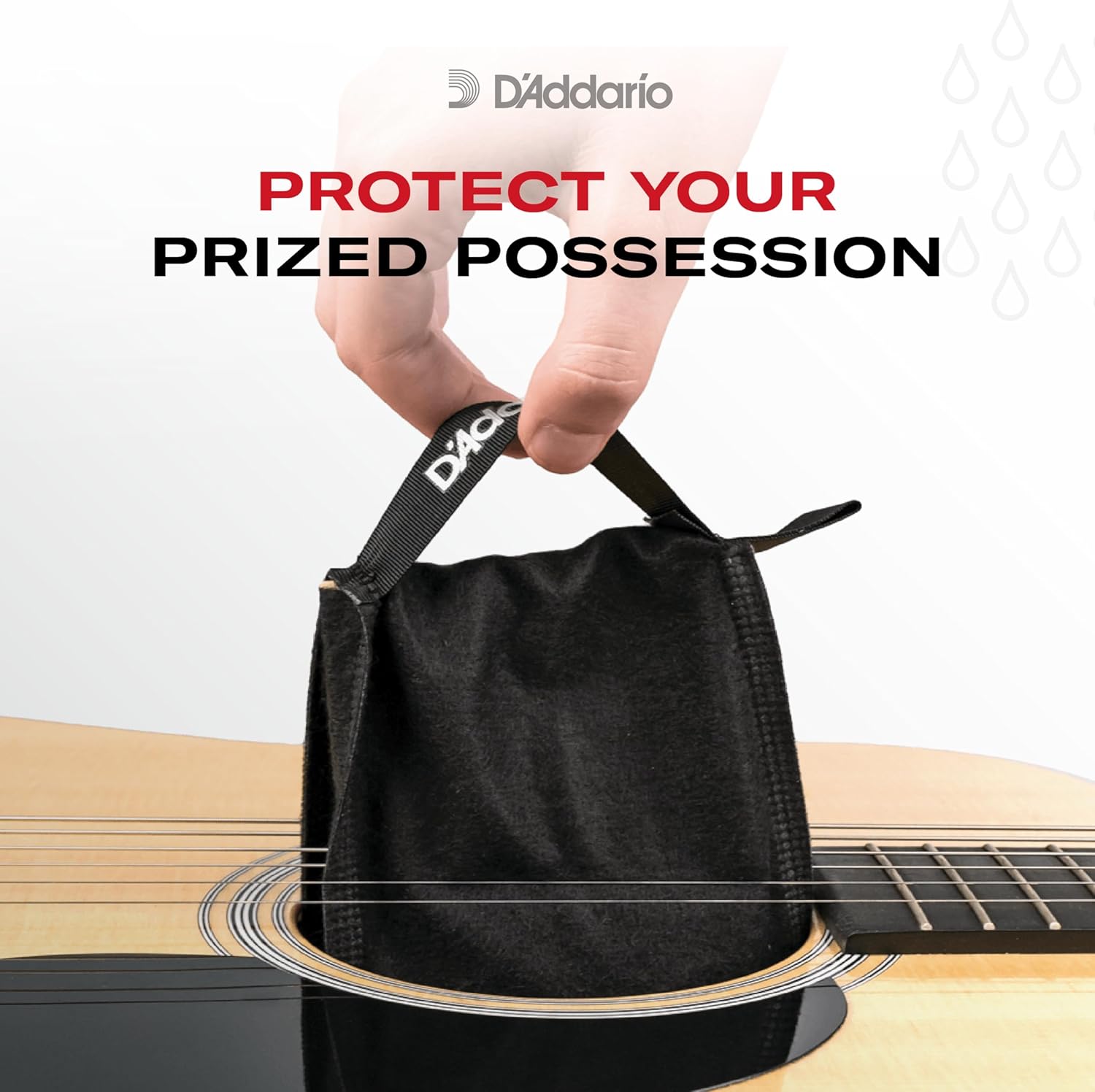 D'Addario Accessories Guitar Humidifier Packs-Guitar Humidifiers Acoustic - Two-Way Humidification System Conditioning Packets-24 Maintain Replacement Packets