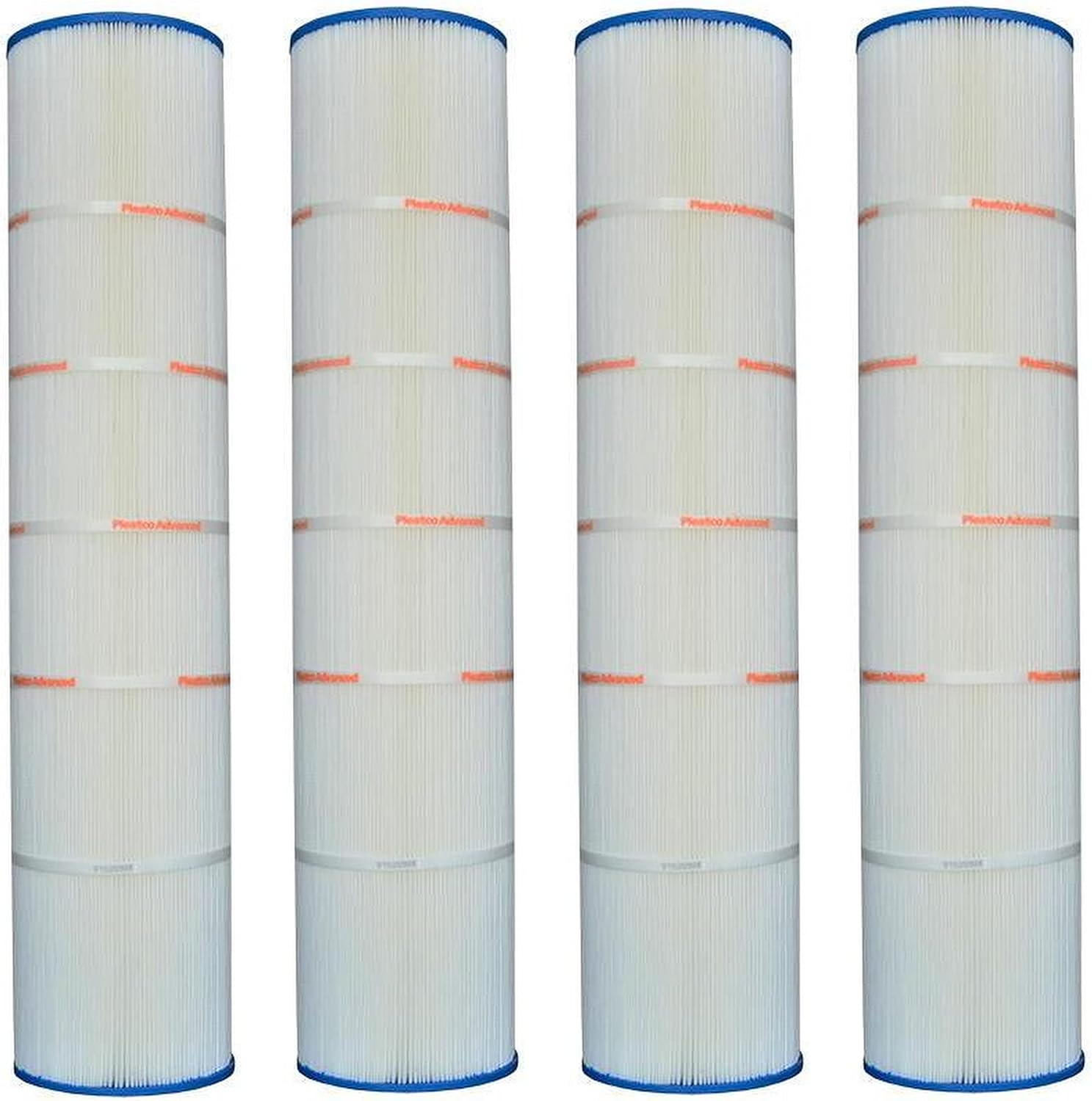 Pleatco PA137-PAK4 Pool Filter Cartridge Replacement for Unicel: C-7490-4, OEM Part Numbers: CX1380-RE