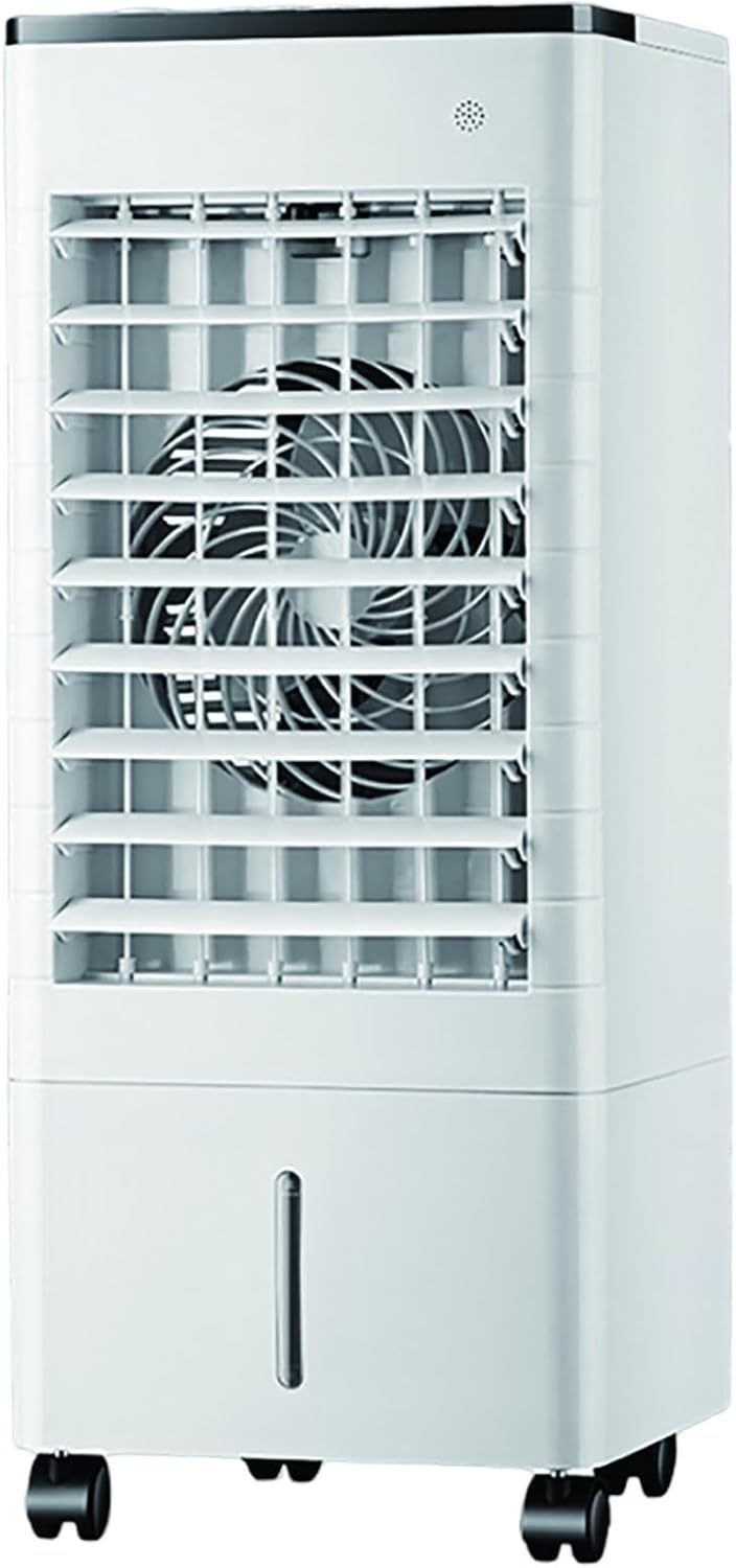 Swamp Cooler Air Conditioner Portable, 3-in-1 Evaporative Air Cooler, 3 Speeds 3 Modes, 90° Oscillation, 15h Timer, 2.4 Gal, 2 Ice Packs, Remote & Touch Control, Evaporative Cooling Fan