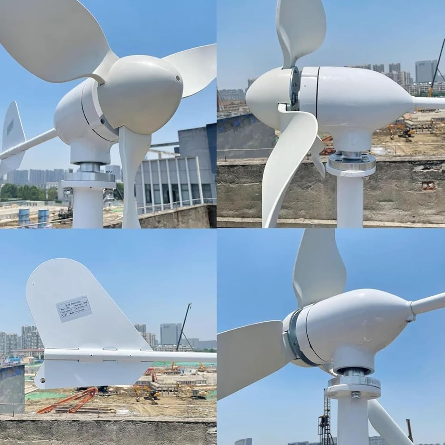 12000W Wind Turbine 12v/24v/48v/110v/220v Horizontal Wind Generator with Hybrid MPPT Controller Frees Power Energy Windmill,48V